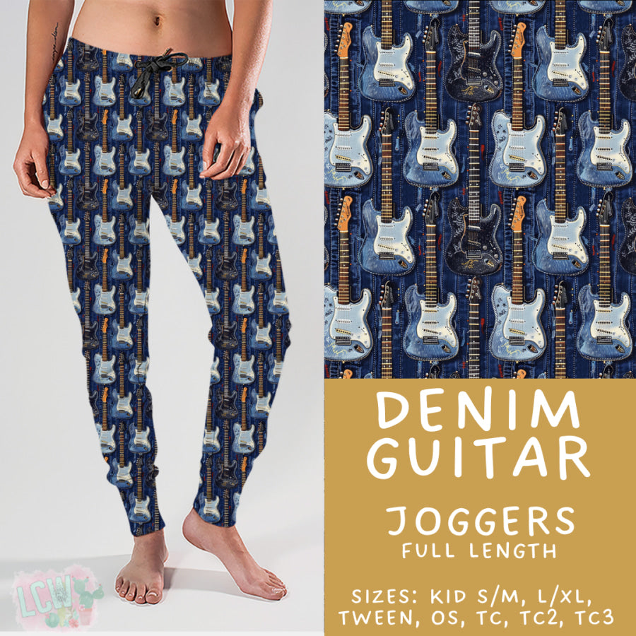 Preorder Custom Styles - Denim Guitar - Closes 29 Sep - ETA late Dec 2025 Leggings
