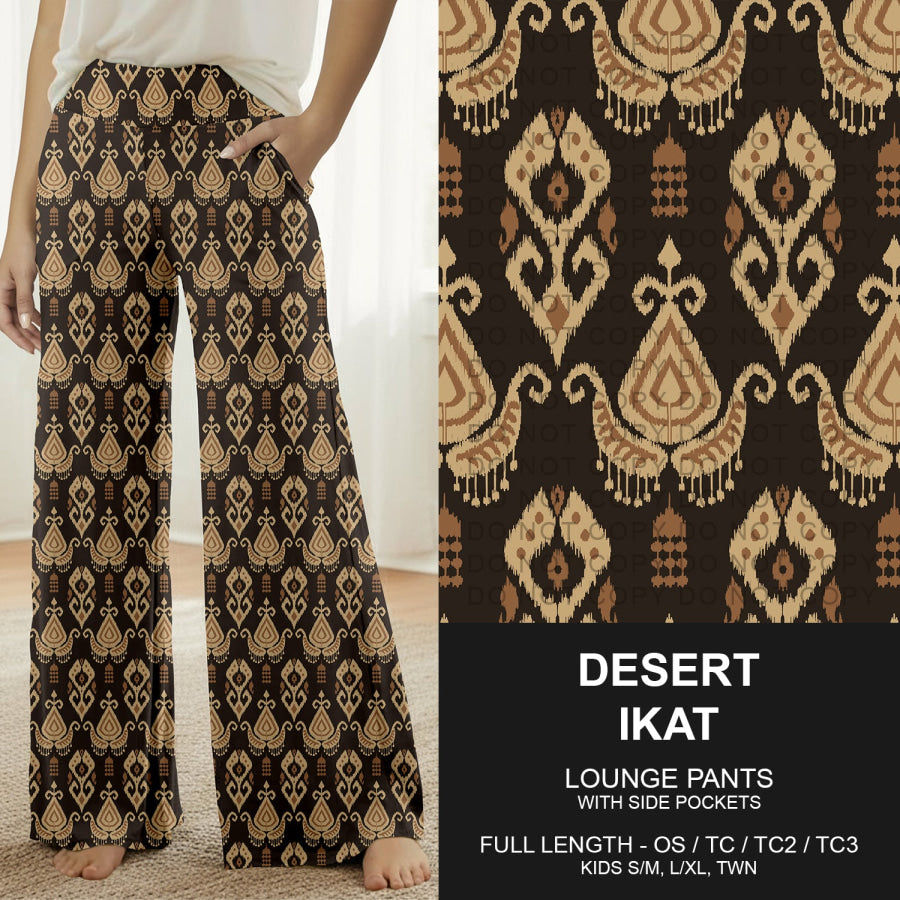 Preorder Custom Styles - Desert Ikat - Closes 18 Nov - ETA late Feb 2026 Loungewear