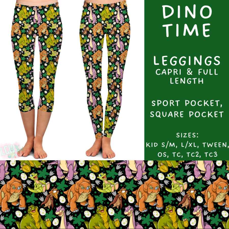 Preorder Custom Styles - Dino Time - Closes 17 Jan - ETA late Apr 2025 Leggings