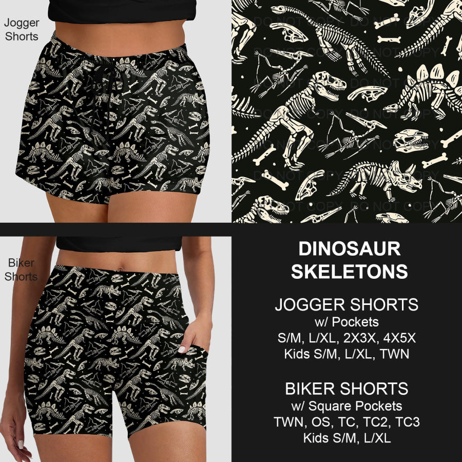 PREORDER Custom Styles - Dinosaur Skeletons - Closes 25 Mar - ETA late Jun 2025 Loungewear