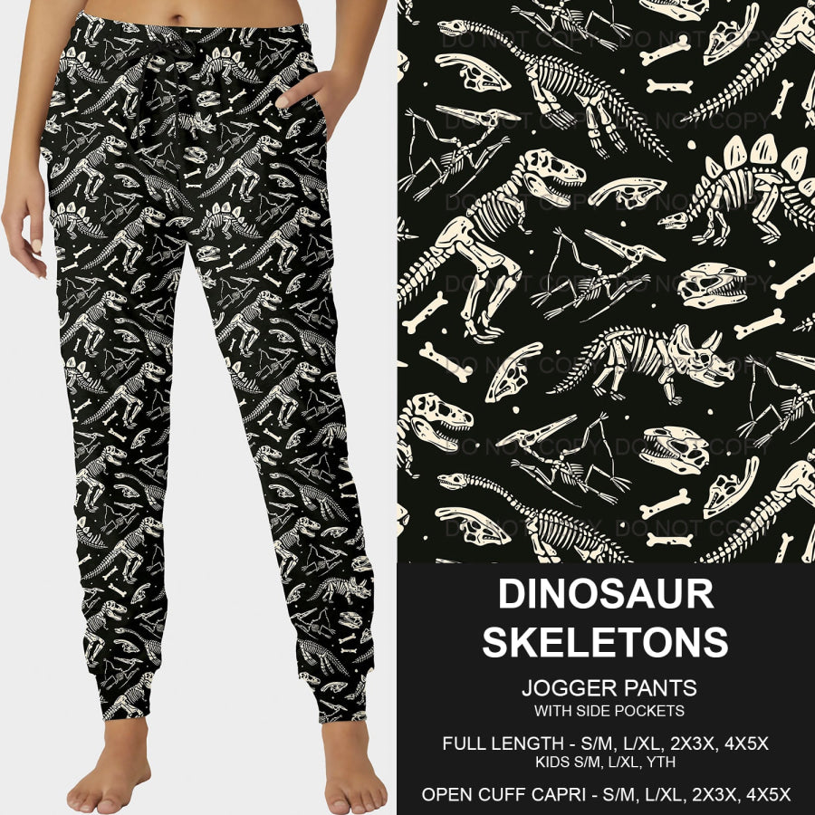 PREORDER Custom Styles - Dinosaur Skeletons - Closes 25 Mar - ETA late Jun 2025 Loungewear