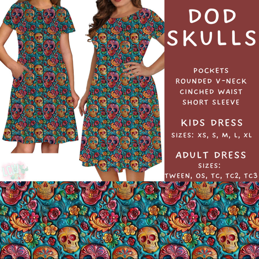 Preorder Custom Styles - DOD Skulls - Closes 5 Mar - ETA late May 2025 Leggings