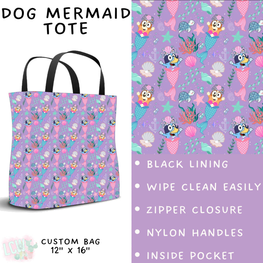 Preorder Custom Styles - Dog Mermaid - Closes 15 May - ETA mid Jul 2025 Leggings