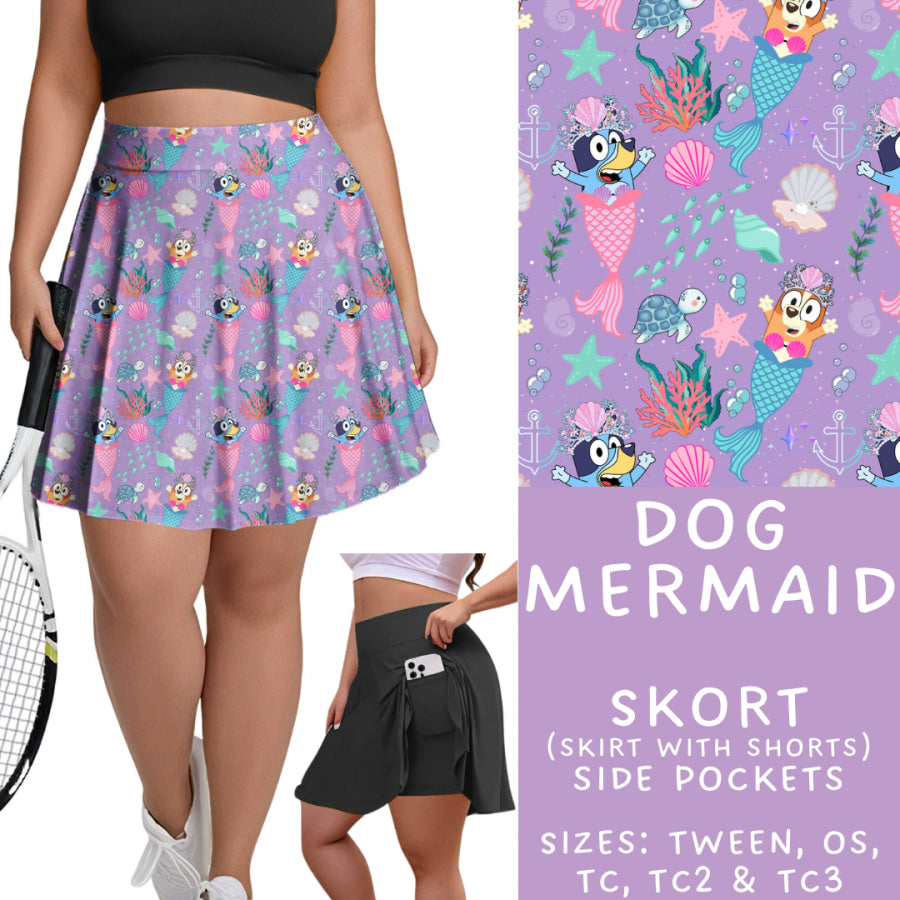 Preorder Custom Styles - Dog Mermaid - Closes 15 May - ETA mid Jul 2025 Leggings