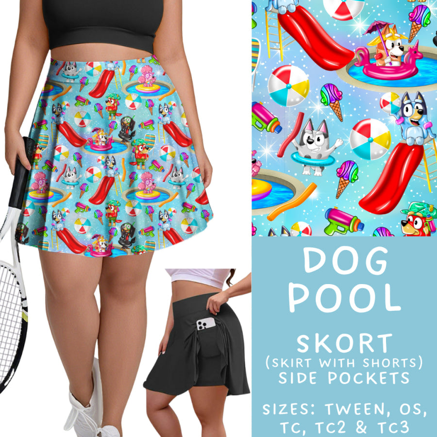 Preorder Custom Styles - Dog Pool - Closes 15 May - ETA mid Jul 2025 Leggings