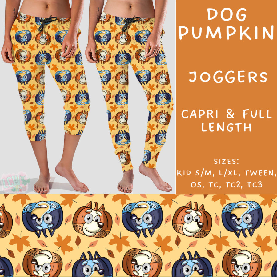 Preorder Custom Styles - Dog Pumpkin - Closes 9 Oct - ETA late Dec 2024 Leggings