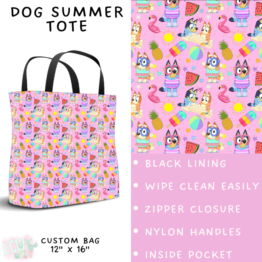 Preorder Custom Styles - Dog Summer - Closes 15 May - ETA mid Jul 2025 Leggings