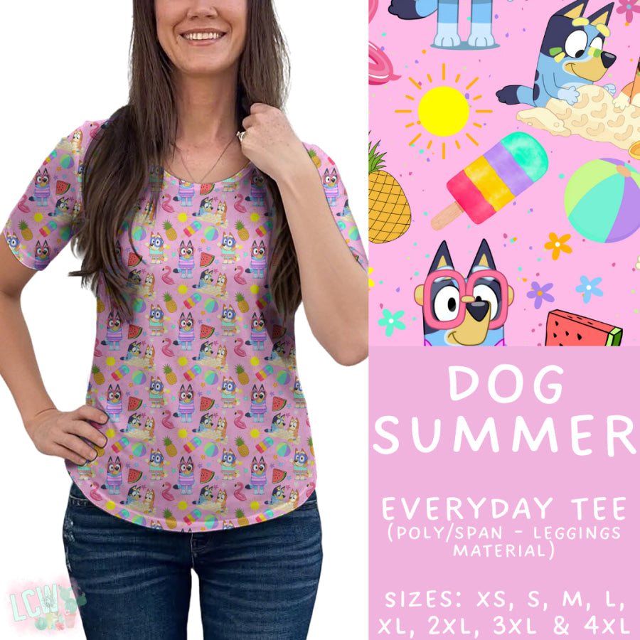 Preorder Custom Styles - Dog Summer - Closes 15 May - ETA mid Jul 2025 Leggings