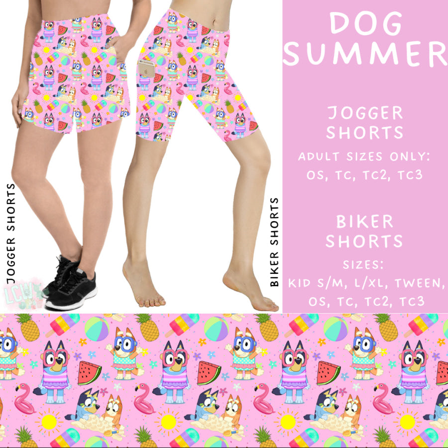 Preorder Custom Styles - Dog Summer - Closes 15 May - ETA mid Jul 2025 Leggings