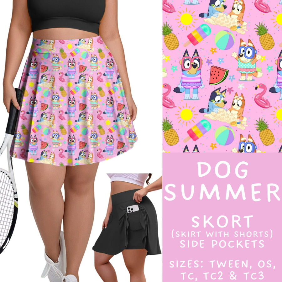 Preorder Custom Styles - Dog Summer - Closes 15 May - ETA mid Jul 2025 Leggings