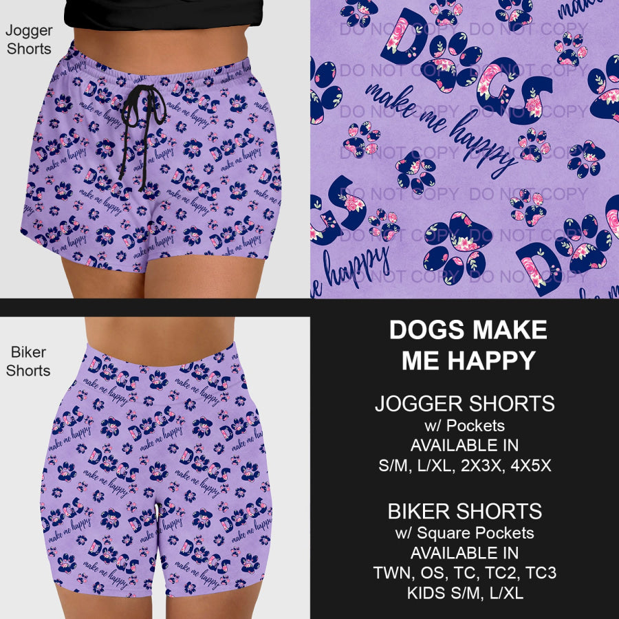 PREORDER Custom Styles - Dogs Make Me Happy - Closes 18 Mar - ETA mid Jun 2025 Loungewear