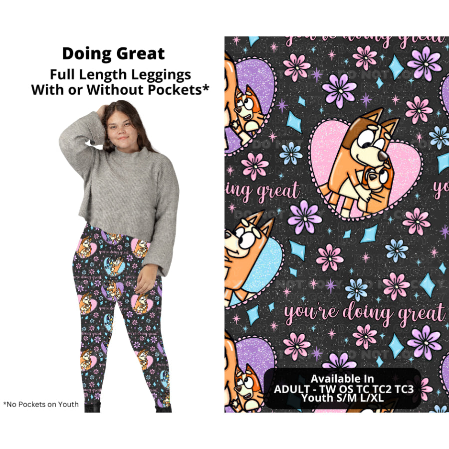 PREORDER Custom Styles - Doing Great - Closes 28 Nov - ETA late Feb 2025 Leggings