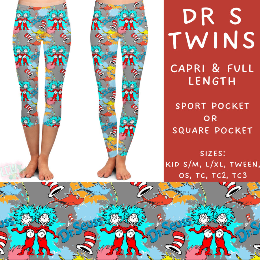 Preorder Custom Styles - Dr S Twins - Closes 21 Mar - ETA mid Jun 2025 Leggings