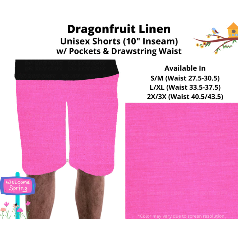 PREORDER Custom Styles - Dragonfruit Linen - Closes 8 Jan - ETA late Apr 2025 Leggings