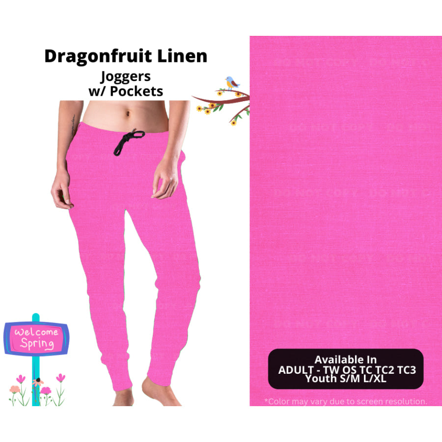 PREORDER Custom Styles - Dragonfruit Linen - Closes 8 Jan - ETA late Apr 2025 Leggings