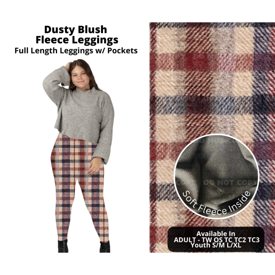 PREORDER Custom Styles - Dusty Blush - Closes 14 Oct - ETA early Jan 2024 Leggings