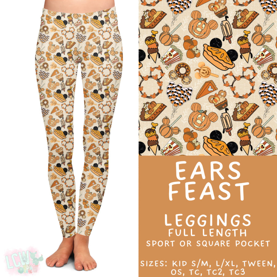 Preorder Custom Styles Ears Feast Closes 29 Aug ETA late Nov 2025 Leggings