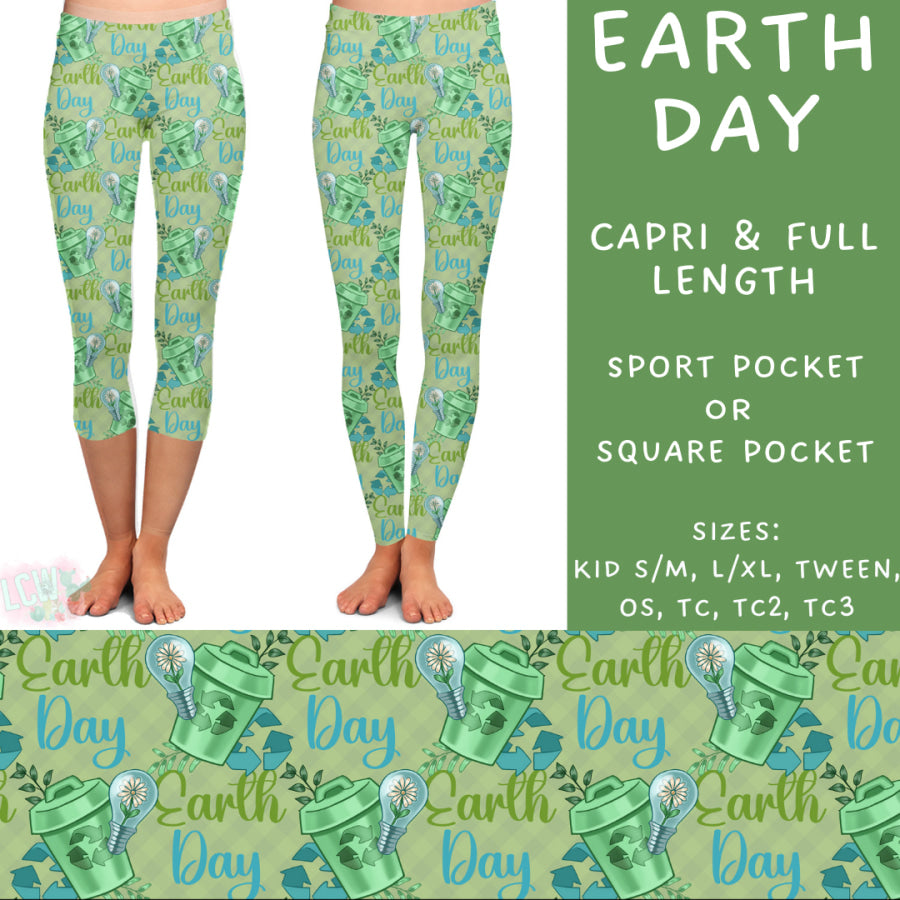 Preorder Custom Styles - Earth Day - Closes 24 Feb - ETA mid May 2025 Leggings