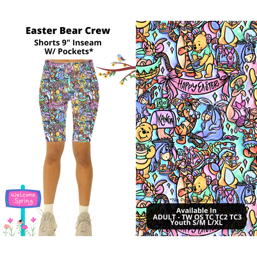 PREORDER Custom Styles - Easter Bear Crew - Closes 22 Jan - ETA late Apr 2025 Leggings