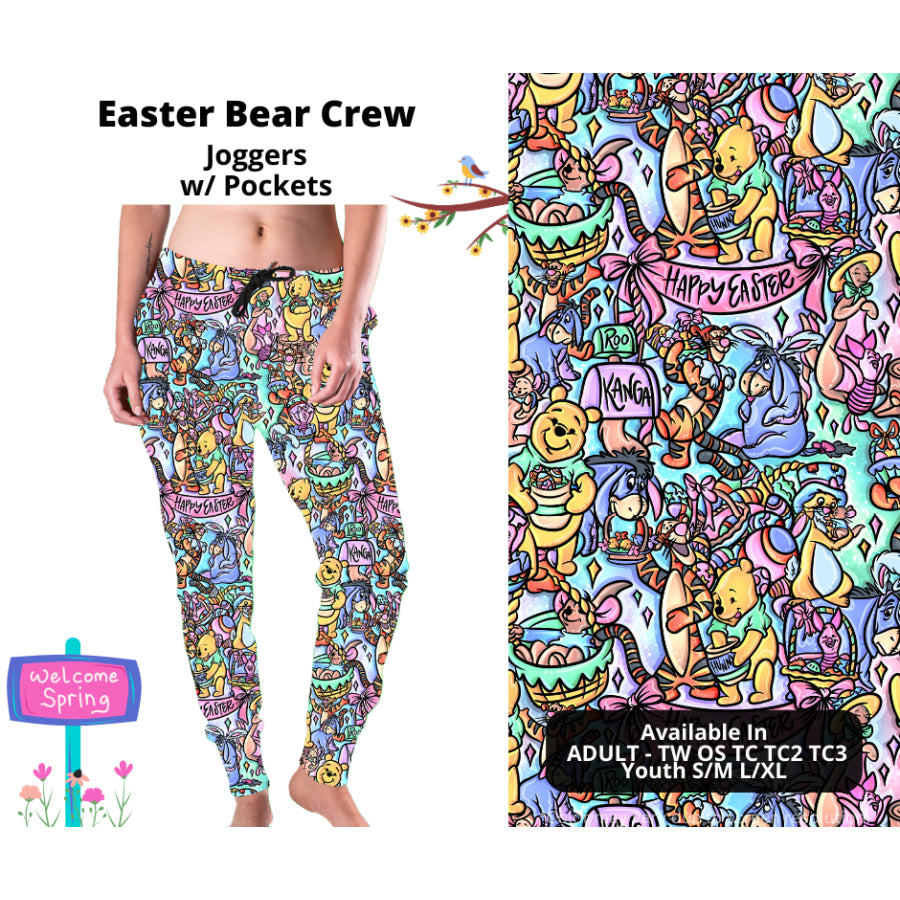 PREORDER Custom Styles - Easter Bear Crew - Closes 22 Jan - ETA late Apr 2025 Leggings