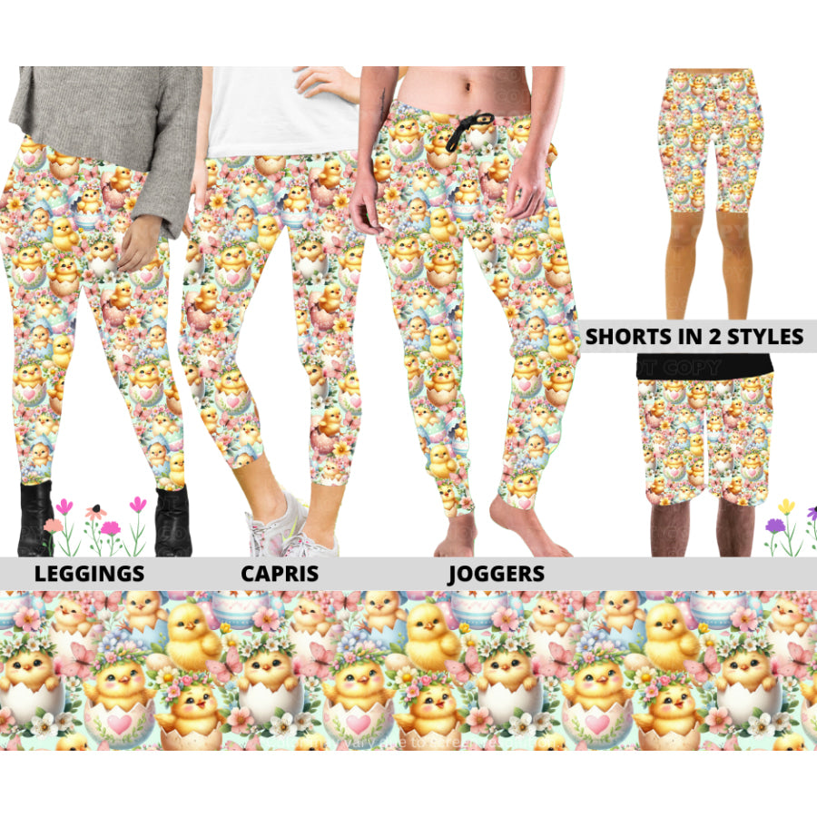 PREORDER Custom Styles - Easter Chicks - Closes 27 Jan - ETA late Apr 2025 Leggings