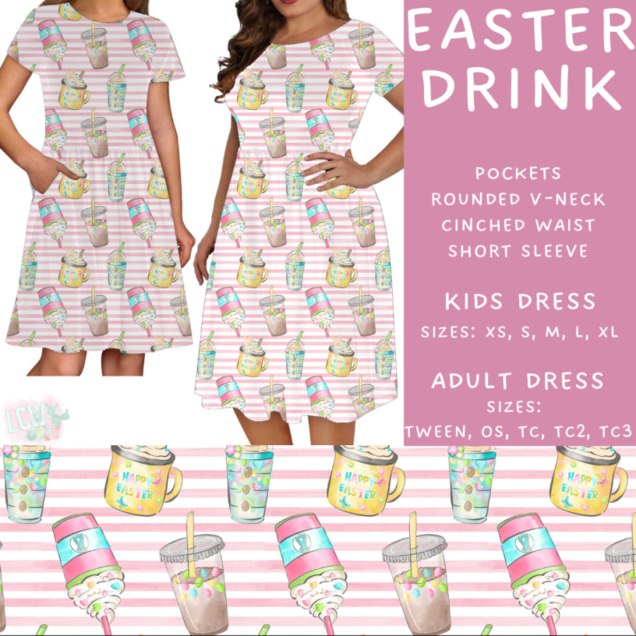 Preorder Custom Styles - Easter Drink - Closes 17 Feb - ETA late Apr 2025 Leggings