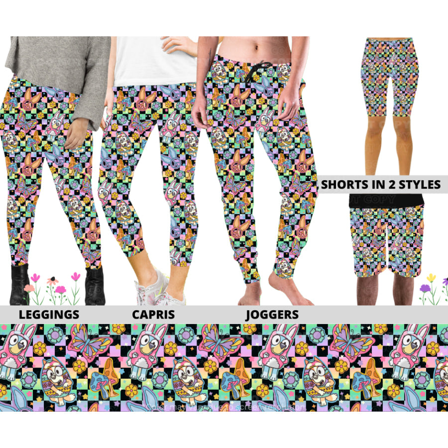 PREORDER Custom Styles - Easter Pups - Closes 20 Jan - ETA late Apr 2025 Leggings