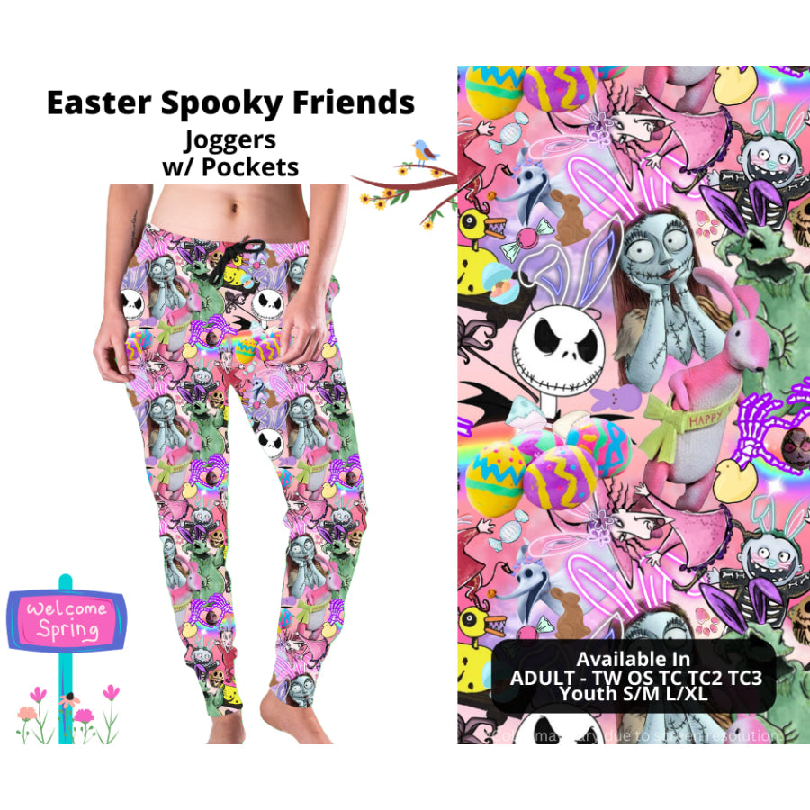 PREORDER Custom Styles - Easter Spooky Friends - Closes 22 Jan - ETA late Apr 2025 Leggings