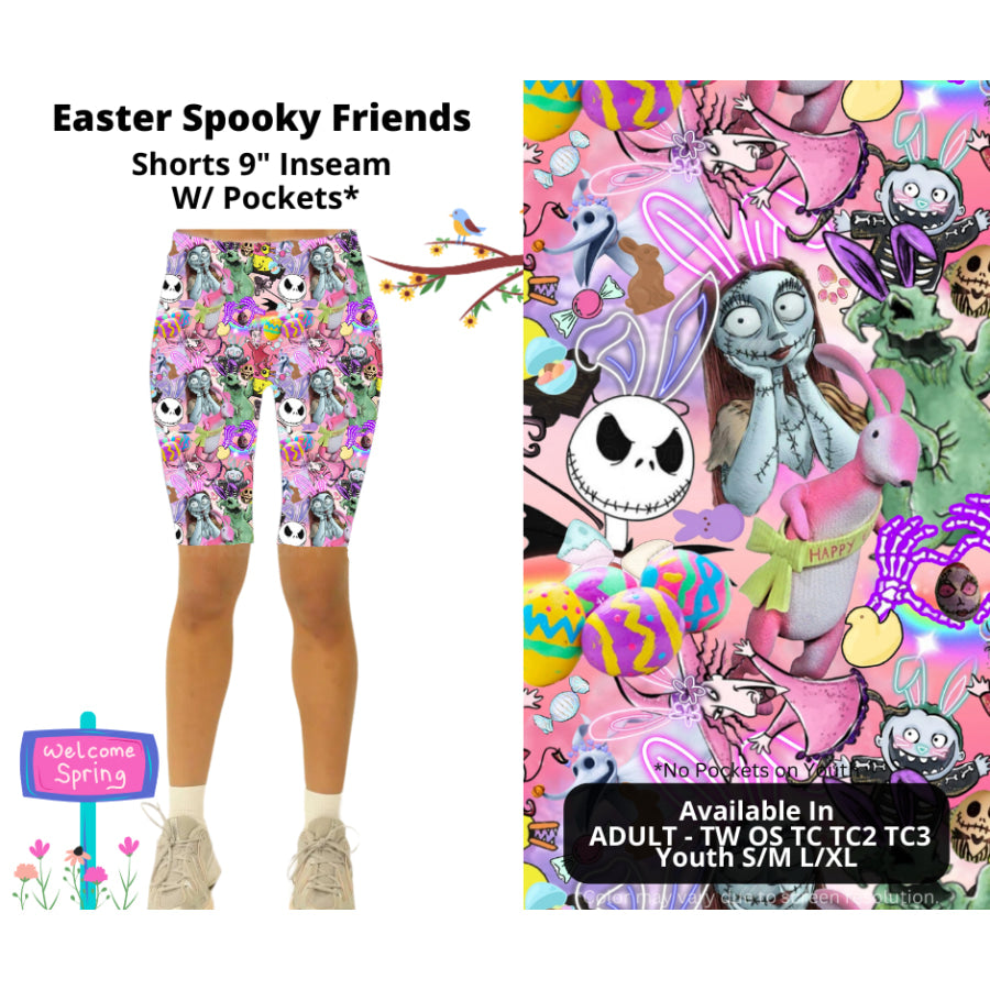 PREORDER Custom Styles - Easter Spooky Friends - Closes 22 Jan - ETA late Apr 2025 Leggings