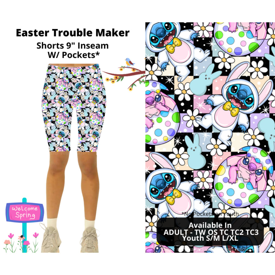 PREORDER Custom Styles - Easter Trouble Maker - Closes 20 Jan - ETA late Apr 2025 Leggings