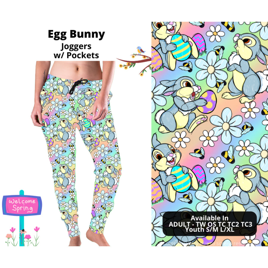 PREORDER Custom Styles - Egg Bunny - Closes 20 Jan - ETA late Apr 2025 Leggings