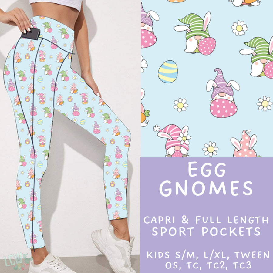 Preorder Custom Styles - Egg Gnomes - Closes 30 Jan - ETA late Apr 2025 Leggings