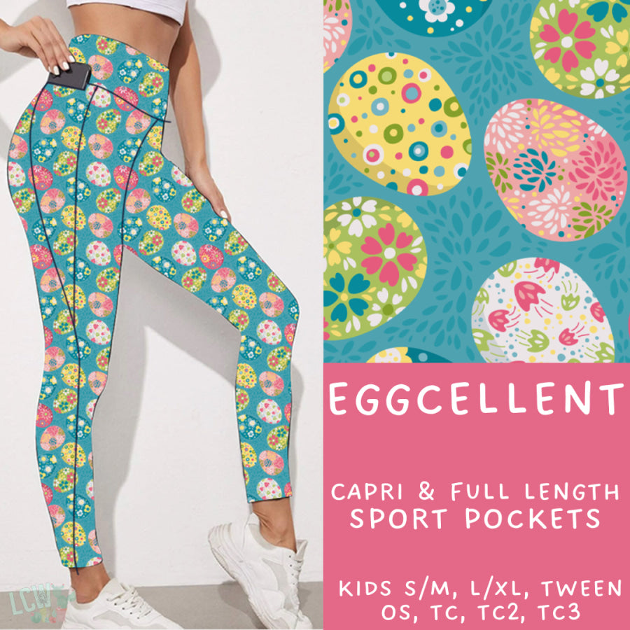 Preorder Custom Styles - Eggcellent - Closes 30 Jan - ETA late Apr 2025 Leggings