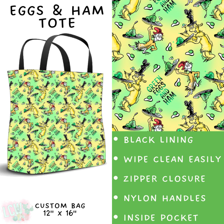 Preorder Custom Styles - Eggs and Ham - Closes 17 Jan - ETA late Apr 2025 Leggings