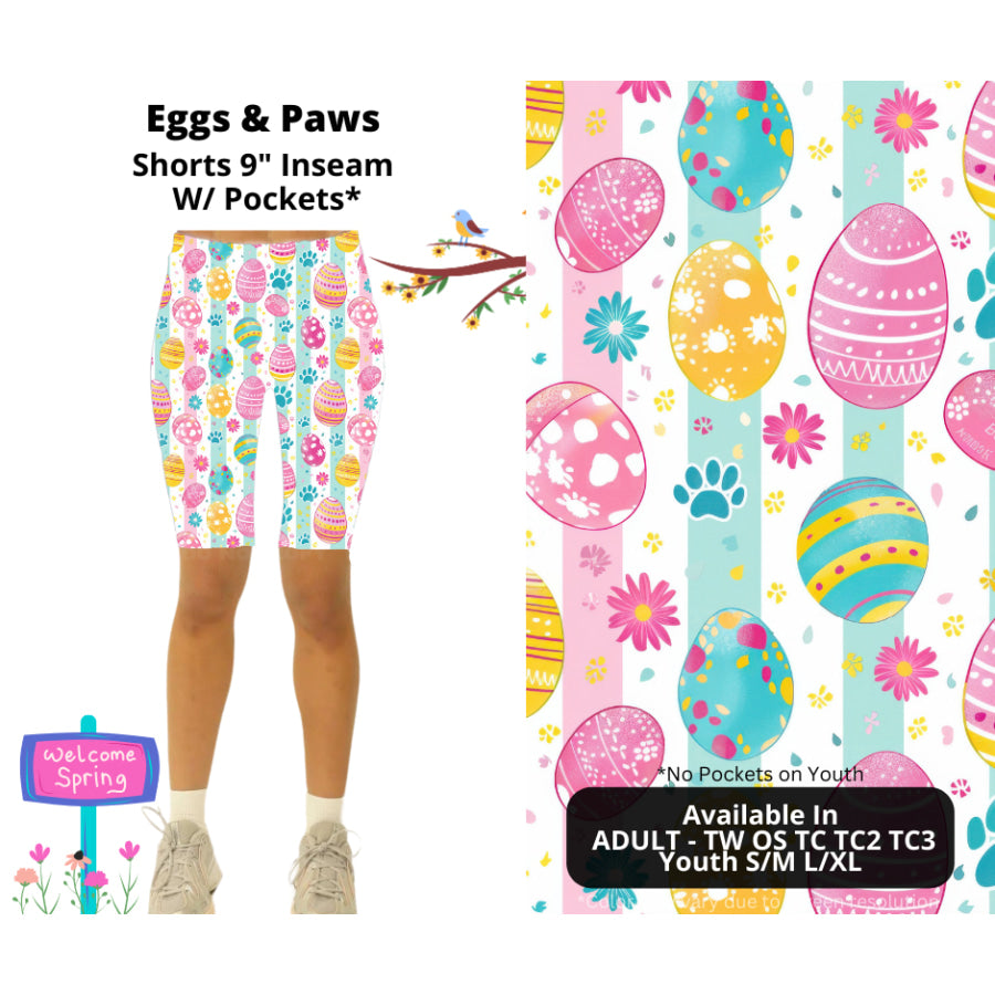 PREORDER Custom Styles - Eggs and Paws - Closes 22 Jan - ETA late Apr 2025 Leggings