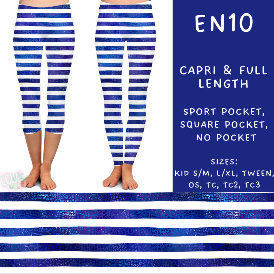 Preorder Custom Styles - Electric Night 10 - Closes 25 Sep - ETA early Dec 2024 Leggings