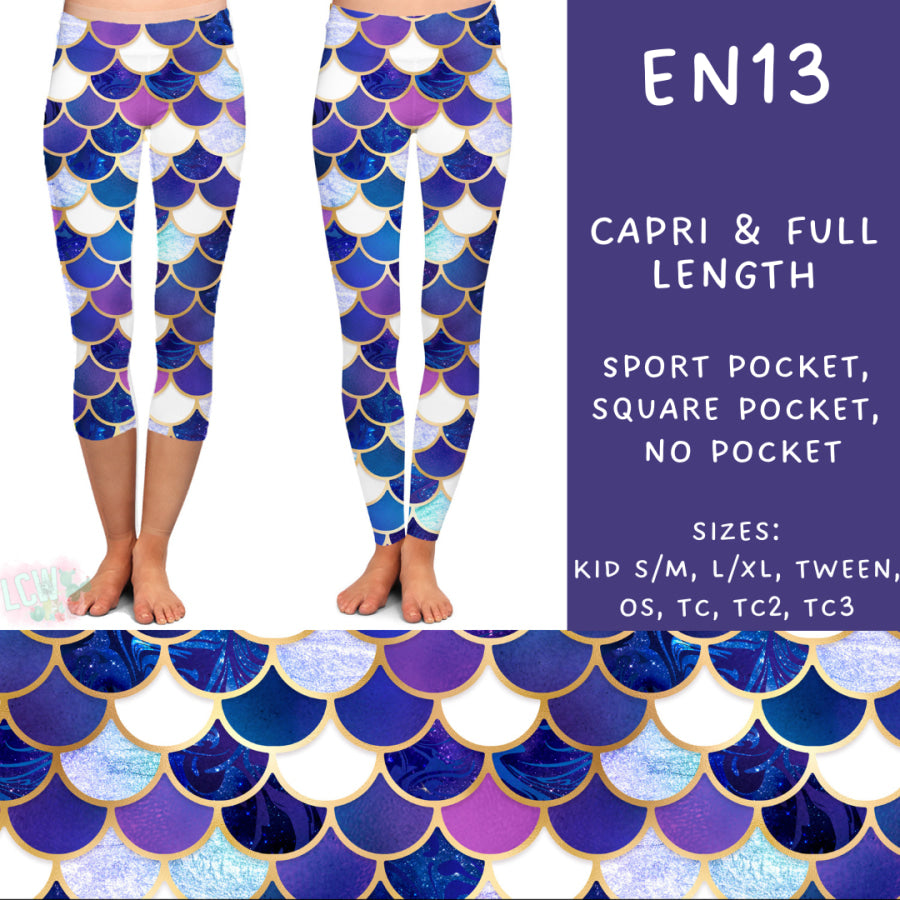 Preorder Custom Styles - Electric Night 13 - Closes 25 Sep - ETA early Dec 2024 Leggings