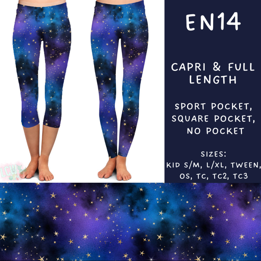 Preorder Custom Styles - Electric Night 14 - Closes 25 Sep - ETA early Dec 2024 Leggings