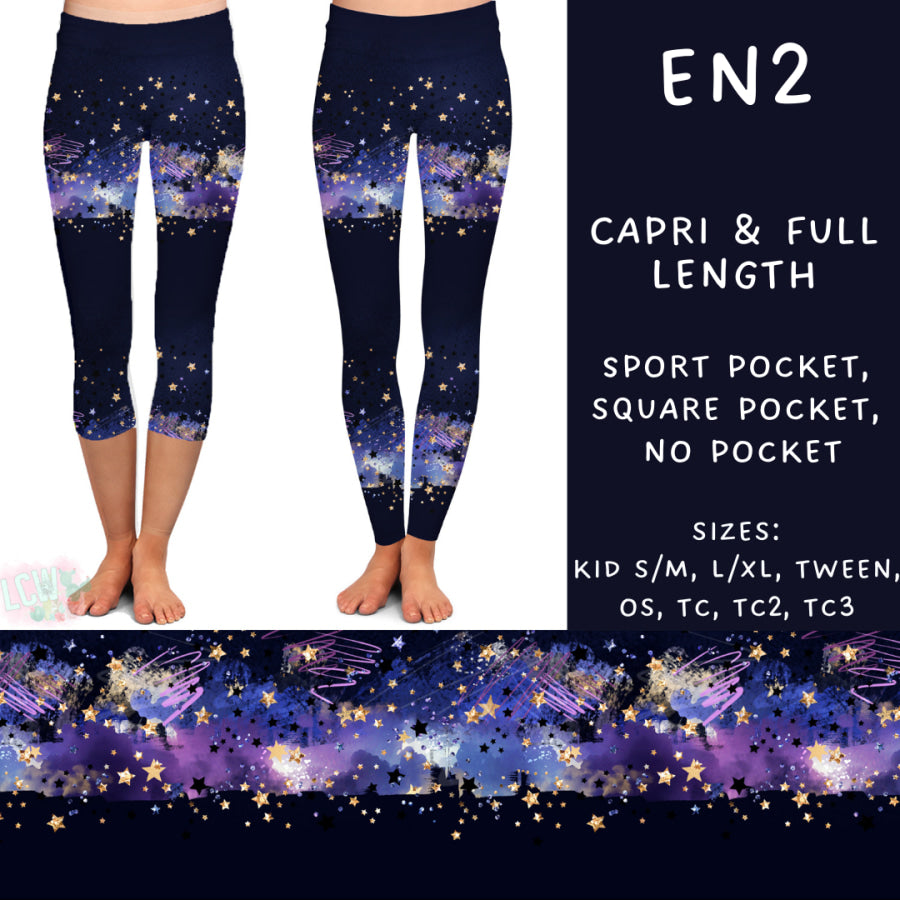 Preorder Custom Styles - Electric Night 2 - Closes 25 Sep - ETA early Dec 2024 Leggings