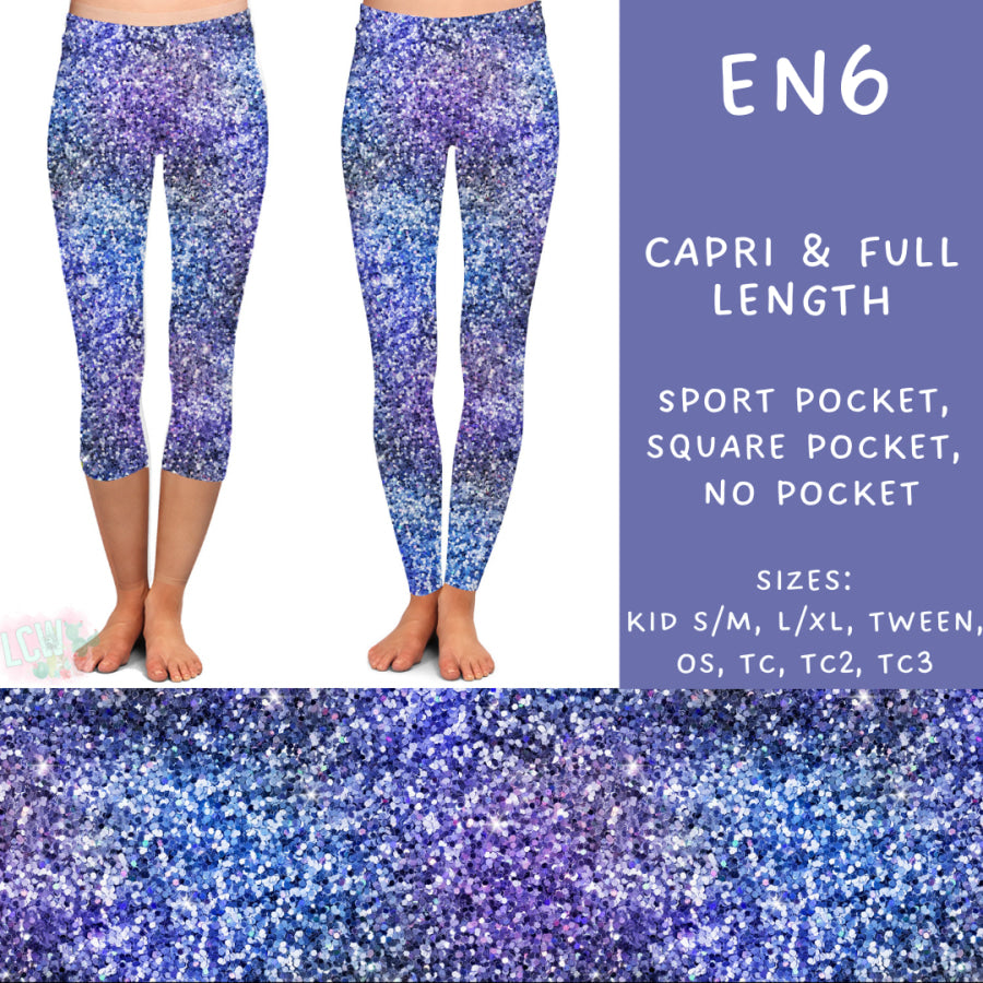 Preorder Custom Styles - Electric Night 6 - Closes 25 Sep - ETA early Dec 2024 Leggings