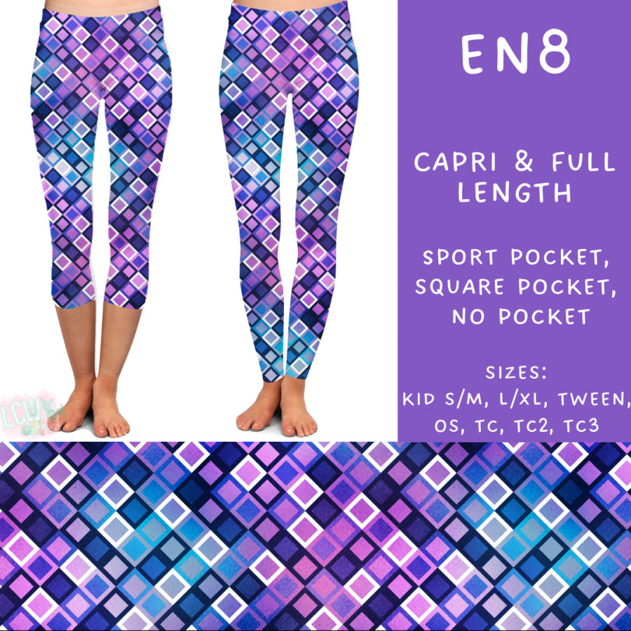 Preorder Custom Styles - Electric Night 8 - Closes 25 Sep - ETA early Dec 2024 Leggings