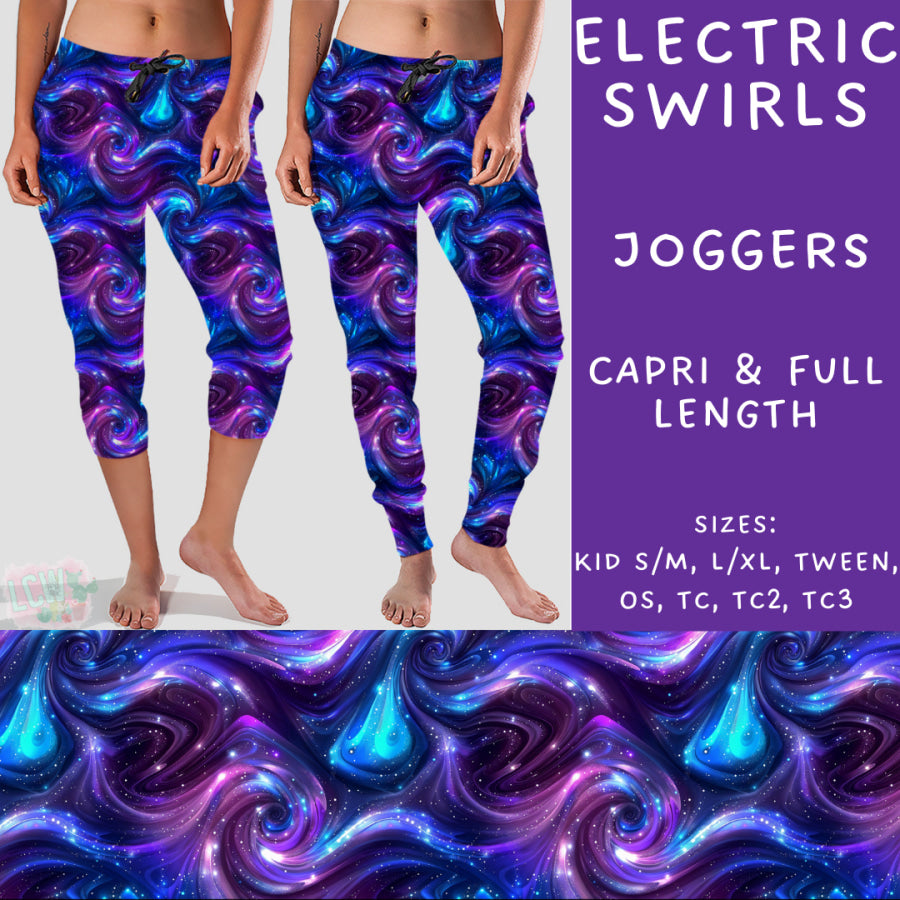 Preorder Custom Styles - Electric Swirls - Closes 13 Nov - ETA late Jan 2025 Leggings