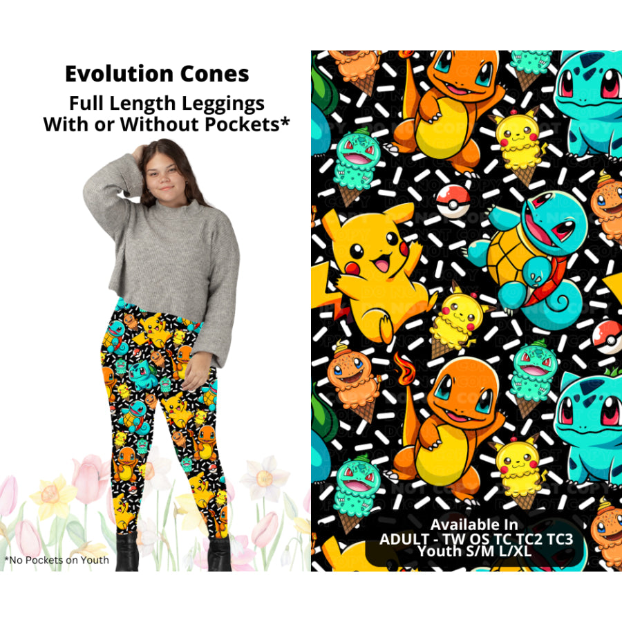 Preorder Custom Styles - Evolution Cones - Closes 17 Mar - ETA late Jun 2025 Leggings