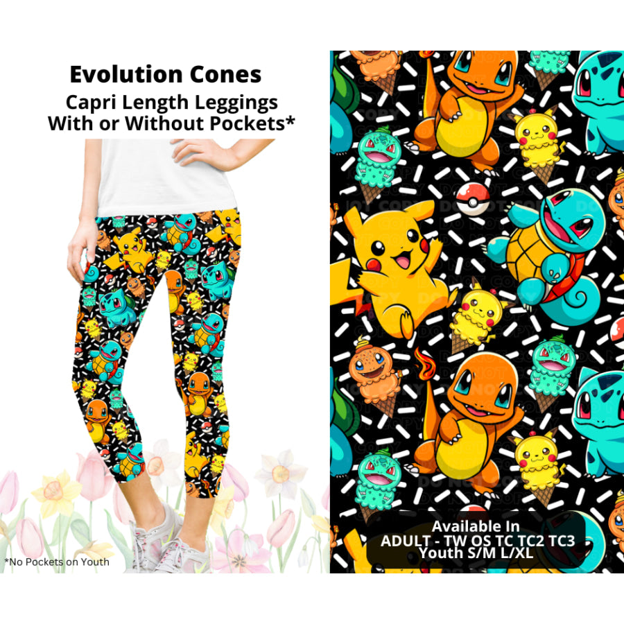 Preorder Custom Styles - Evolution Cones - Closes 17 Mar - ETA late Jun 2025 Leggings