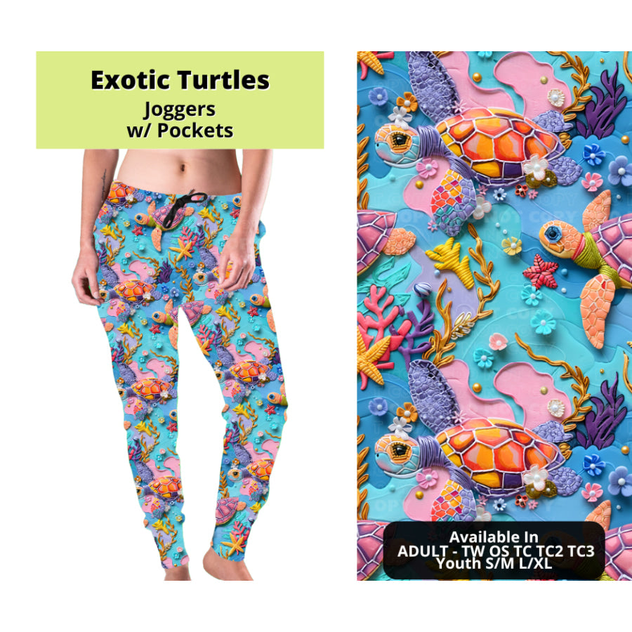 Preorder Custom Styles - Exotic Turtles - Closes 24 Mar - ETA late Jun 2025 Leggings