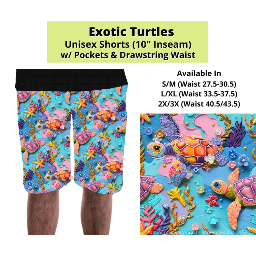 Preorder Custom Styles - Exotic Turtles - Closes 24 Mar - ETA late Jun 2025 Leggings