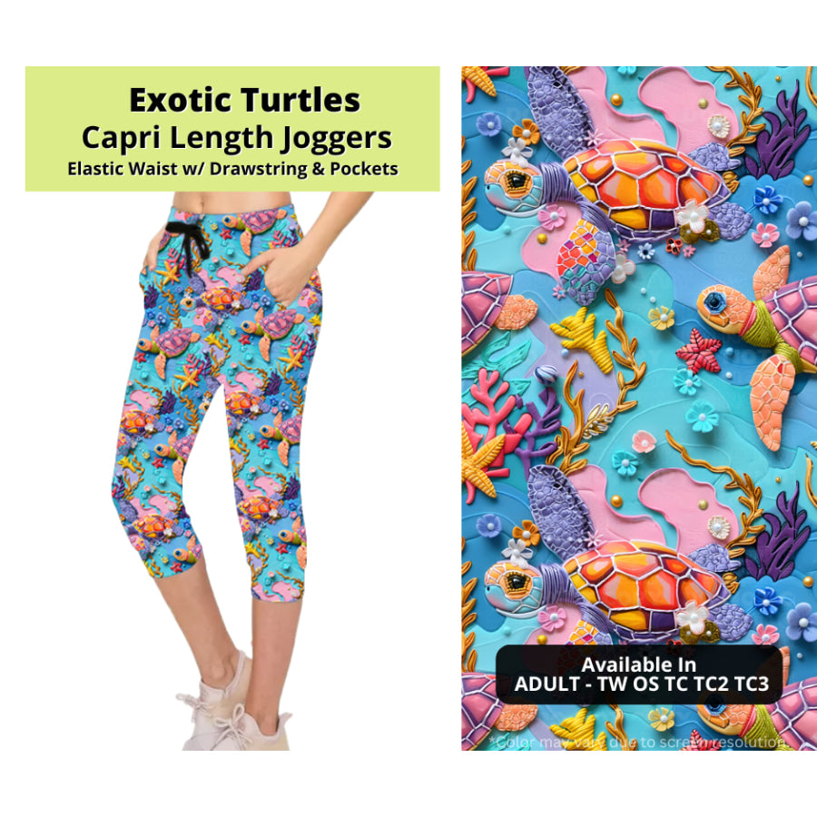 Preorder Custom Styles - Exotic Turtles - Closes 24 Mar - ETA late Jun 2025 Leggings