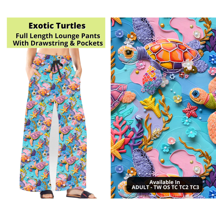 Preorder Custom Styles - Exotic Turtles - Closes 24 Mar - ETA late Jun 2025 Leggings