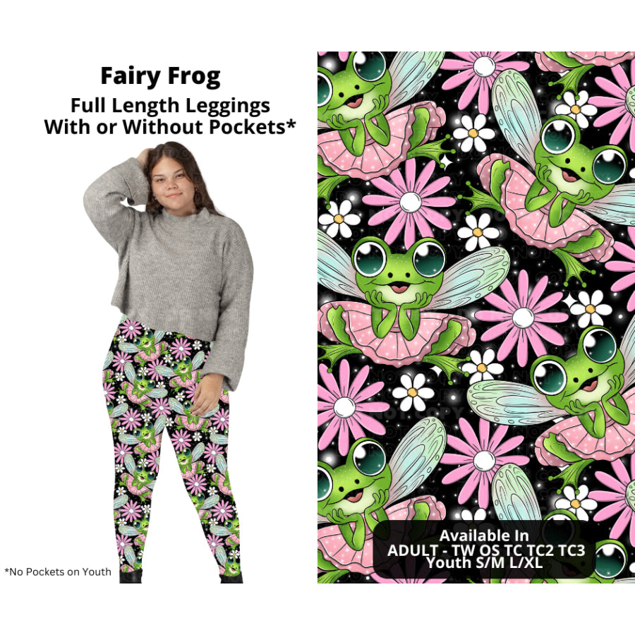 PREORDER Custom Styles - Fairy Frog - Closes 21 Nov - ETA late Feb 2025 Leggings