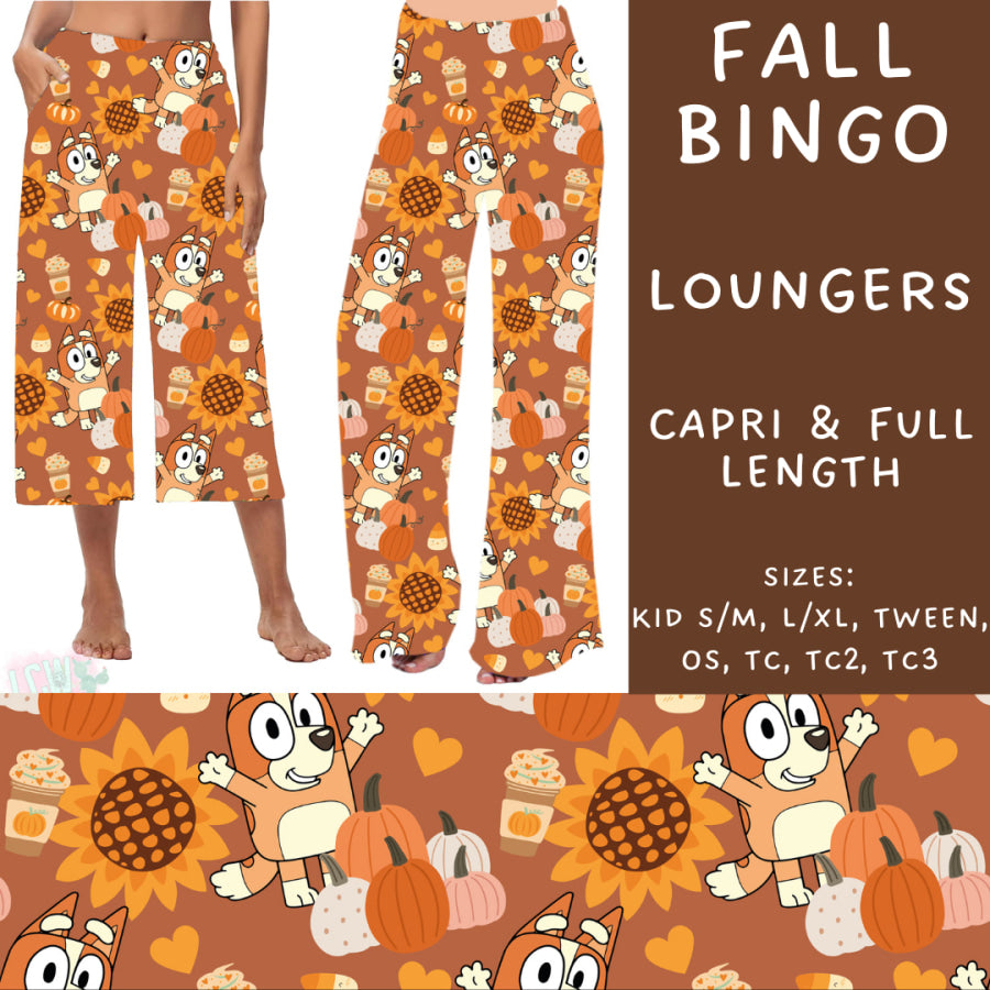 Preorder Custom Styles - Fall Bingo - Closes 9 Oct - ETA late Dec 2024 Leggings